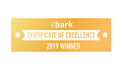 Bark cerfiticate of excellence 2019 winner