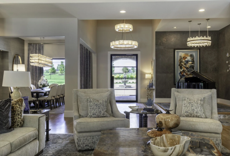 Ceiling Designs Work for Luxury Living Room